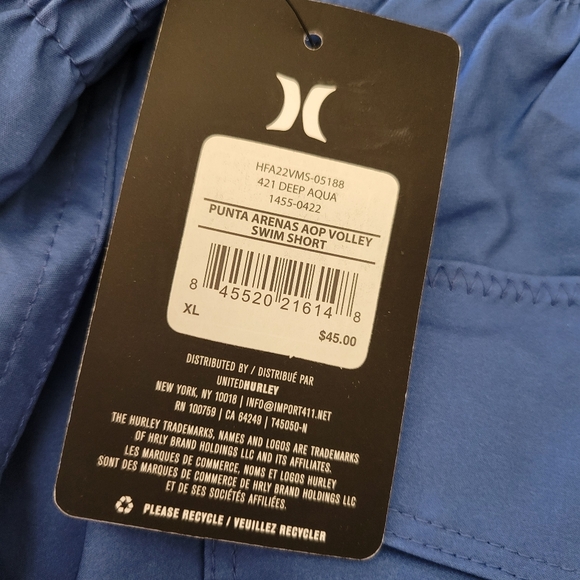 NWT Mens Hurley Swim trunks XL - Picture 12 of 15